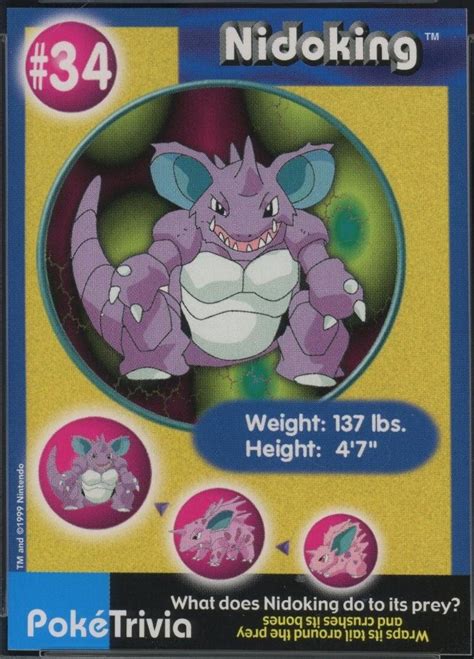 Nidoking price list